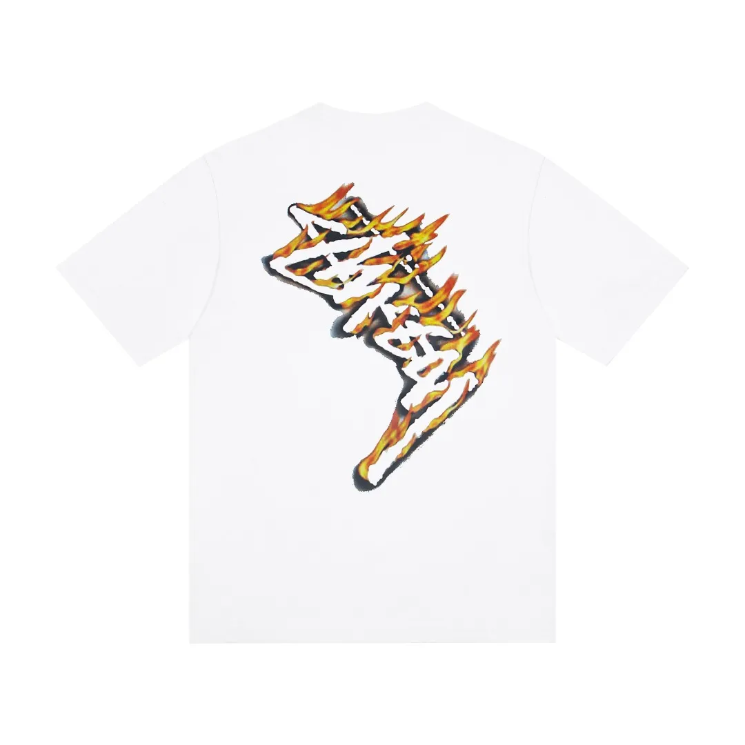 🔥 064# P55 （In Stock ） Stussy logo T Same Style ：Black White Size：S M L XL ： 260 ：